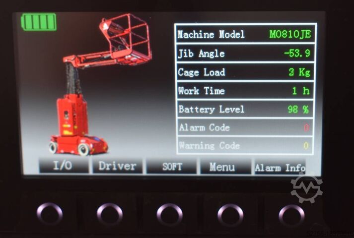 Hefplatform LGMG M0810JE