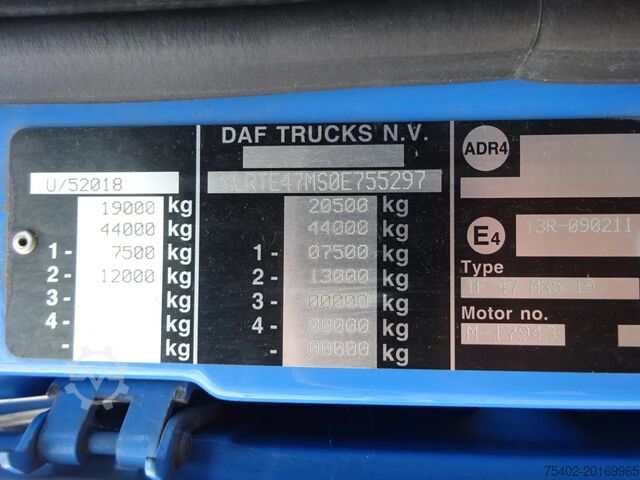 Standaard-SZM DAF XF 105.410 / Automatic / Euro 5
