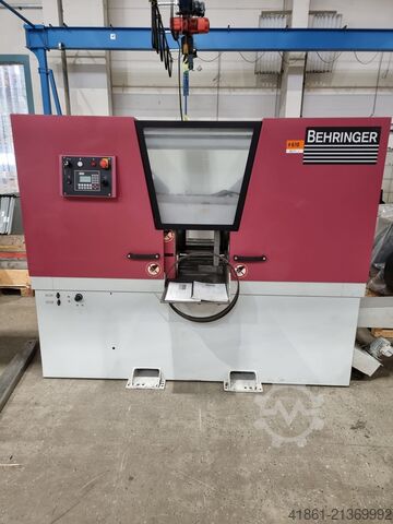 Hydraulická dvousloupová horizontální pásová pila BEHRINGER HBE 261 A