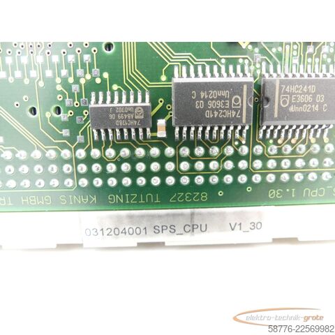 Komponente  SONPLAS  SPS_CPU V1_30 Steuerungskarte