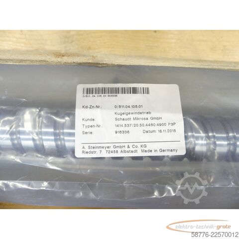 Komponent Steinmeyer für Schaudt Mikrosa 1414.537 P3P Kugelgewindetrieb - ! -
