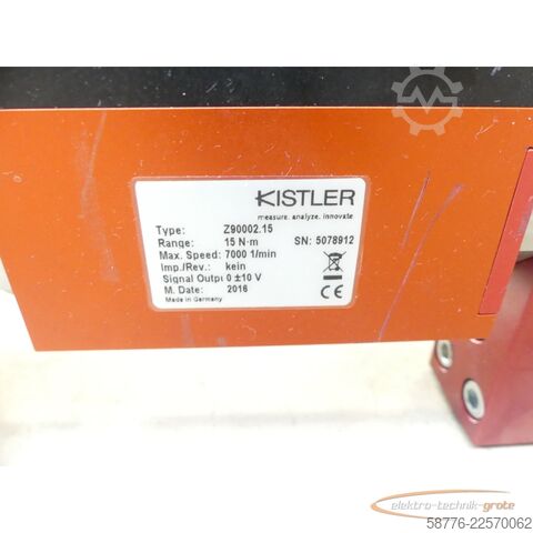 Componente  Stöger 9278 Schraubautomat SN: SES003743 mit 2 x Kistler Z90002.15 Sensoren