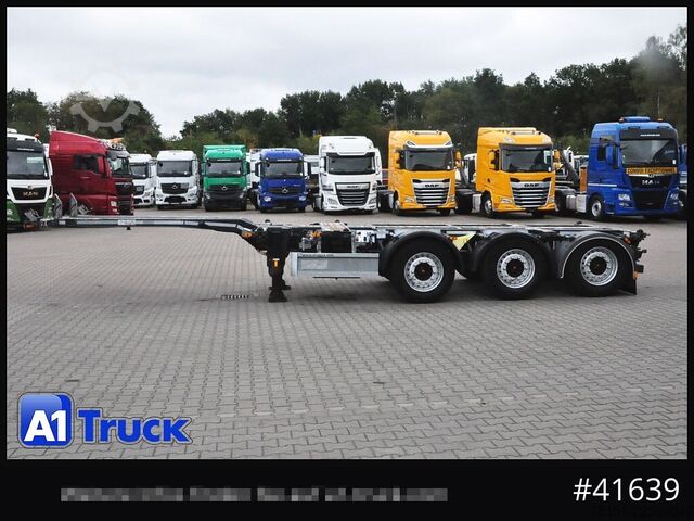Cserélhető felépítményes félpótkocsi D-TEC VCC-01, Multi Chassi, 2 x Liftachse, Mittellausschub