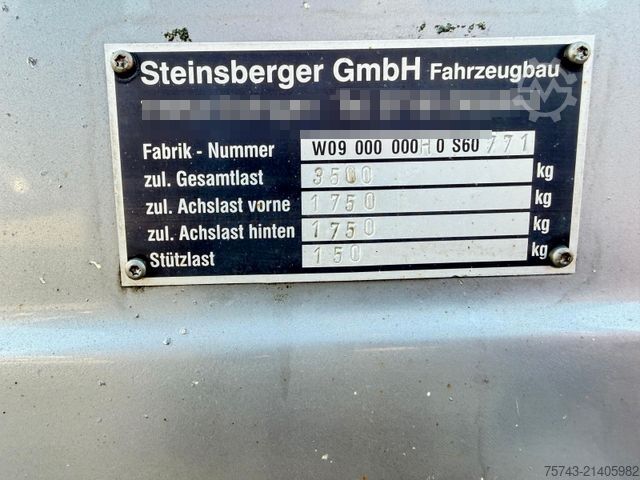 At taşıma römorku  ANKA  3,5t   Wohn. Dusche