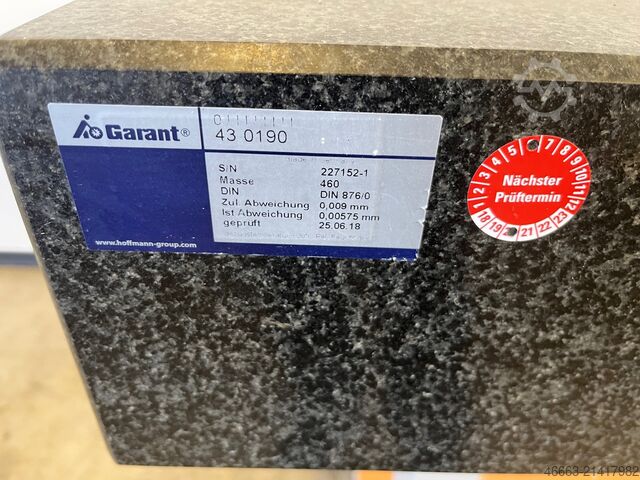 Granitmessplatte Garant DIN 876/0