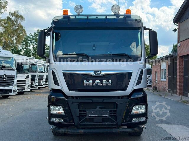 Damperli kamyon MAN TGX 33.500 6x4 Kipper Kran PK19.001 Funk Greifer