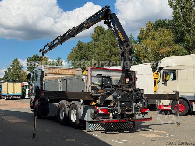 Damperli kamyon MAN TGX 33.500 6x4 Kipper Kran PK19.001 Funk Greifer