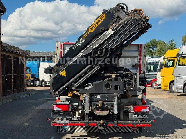 Damperli kamyon MAN TGX 33.500 6x4 Kipper Kran PK19.001 Funk Greifer