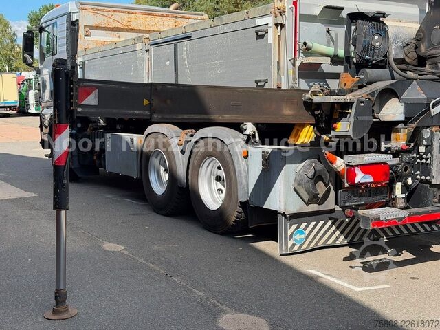 Damperli kamyon MAN TGX 33.500 6x4 Kipper Kran PK19.001 Funk Greifer