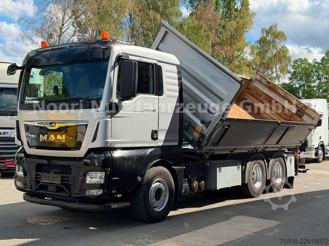 Damperli kamyon MAN TGX 33.500 6x4 Kipper Kran PK19.001 Funk Greifer