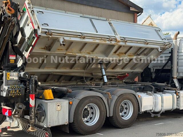 Damperli kamyon MAN TGX 33.500 6x4 Kipper Kran PK19.001 Funk Greifer