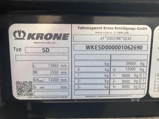 Semi-reboque Krone B50 Standard