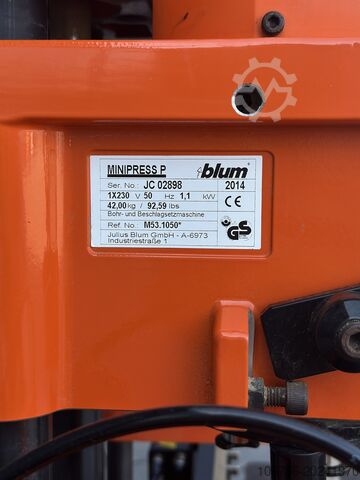 Taladradora BLUM MiniPress P + EASYSTICK Blum MiniPress P + EASYSTICK