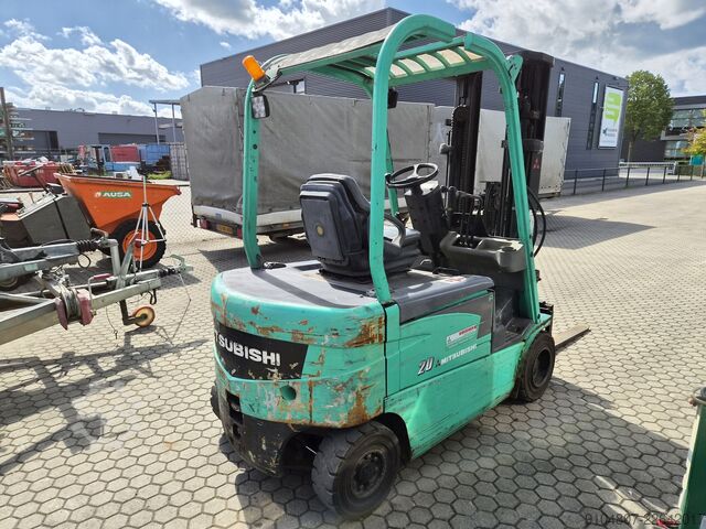 Gaffeltruck Mitsubishi FB20CN, Triplexmast, Freelift, Sideshift