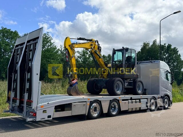 Autószállító furgon Volvo FH 500 8x2 Machine transporter | Nieuw