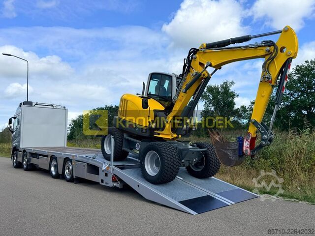 Autószállító furgon Volvo FH 500 8x2 Machine transporter | Nieuw
