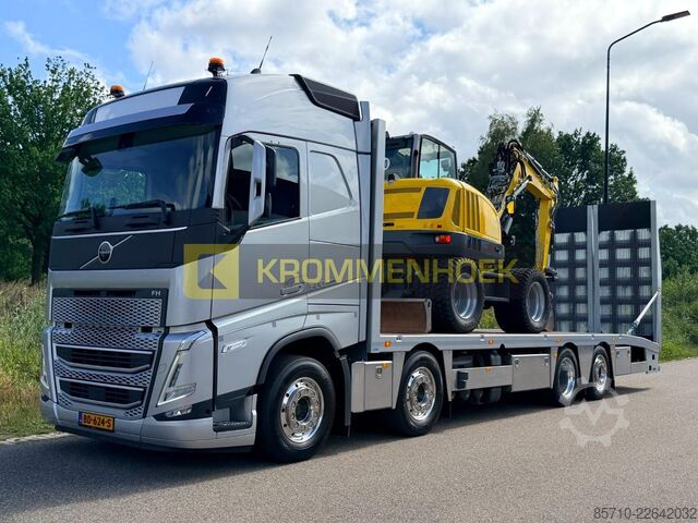 Autószállító furgon Volvo FH 500 8x2 Machine transporter | Nieuw