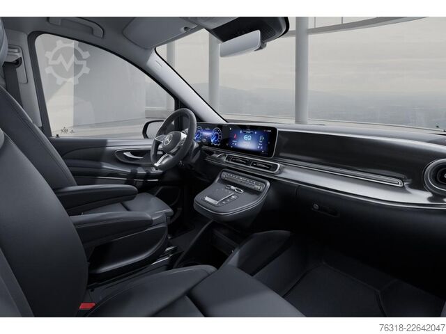 Miniautocarro Mercedes-Benz EQV 300 lang Leder elek. Türen Alpingrau 2xklima