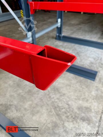  ca. 4 lfm. Kragarmregal H: 400cm ,Fuß +3 650 kg Belastung pro Arm , Langgutregal
