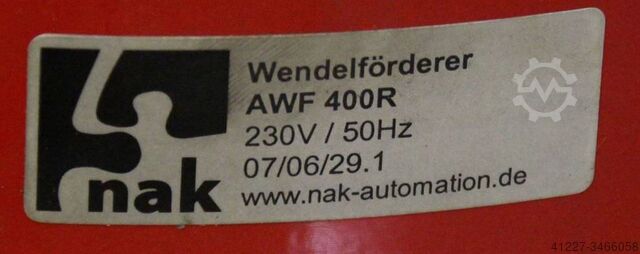 Spiraalvormige band NAK AWF 400F