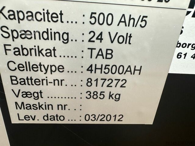 VS-22490 Triplex reachtruck Jungheinrich 5400mm serbest kaldırma JUNGHEINRICH ETVA12.5G 115-525 DZ