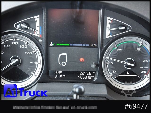 Caminhão com carroçaria intercambiável DAF XF 480 Intarder, Multiwechsler 2x AHK, TÜV 10-2026