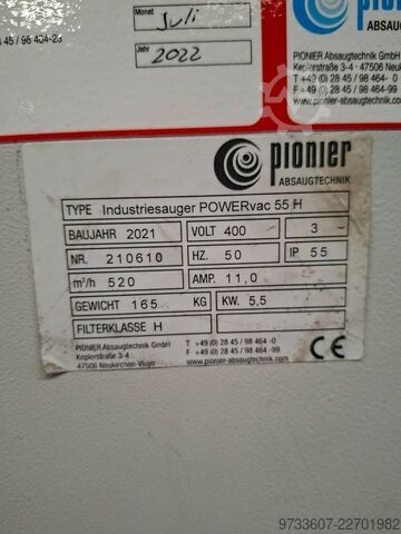Aspirador industrial Pionier POWERvac 55 H