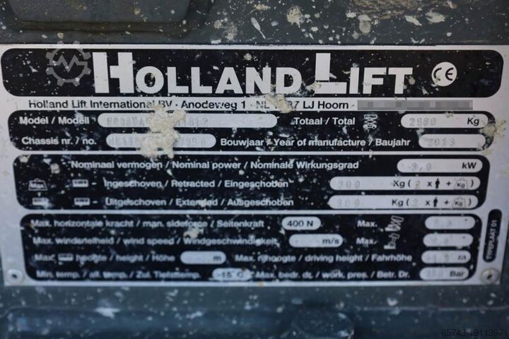 Schaarlift Holland Lift Ecostar HL-11812 Electric, 14m Working Height, 300