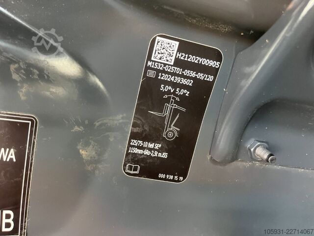 LPG vysokozdvižné vozíky Linde H25T-01