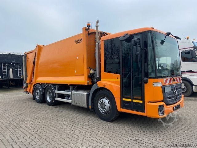 Vuilniswagen MERCEDES-BENZ Econic 2630 Zoeller Medium Lenkachse