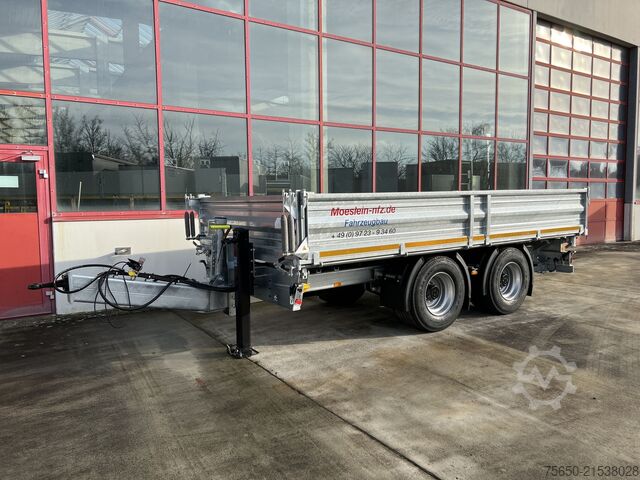 Tipper trailer Möslein TTD 19 B  19 t Tandemkipper- Tieflader, Breitbereifung
