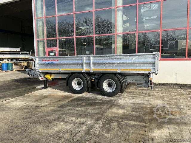 Tipper trailer Möslein TTD 19 B  19 t Tandemkipper- Tieflader, Breitbereifung