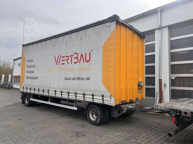 Open trailer with tarp RUFA DHC 18-22  2 Achs Jumbo- Planenanhänger