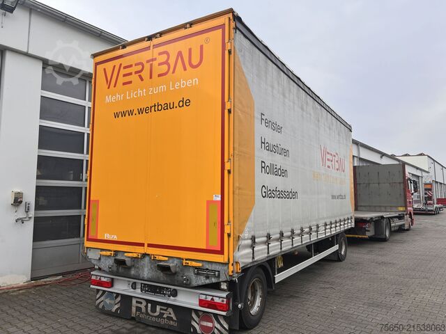 Open trailer with tarp RUFA DHC 18-22  2 Achs Jumbo- Planenanhänger