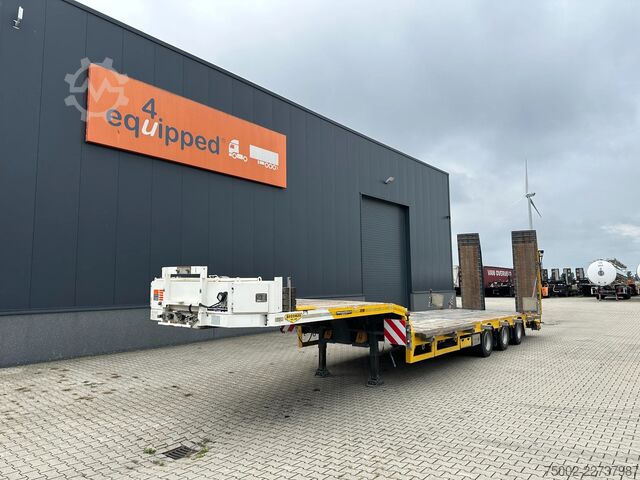  Broshuis E-2190/27 / 3-axle lowloader /  6,4m extendable...