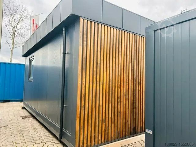 Remolque con chasis intercambiable  Wiese Wunderschöner Büro/Saunacontainer