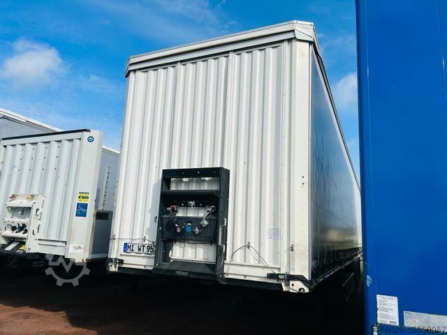 Brandalı açık yarı römork KÄSSBOHRER Schiebeplanen Auflieger