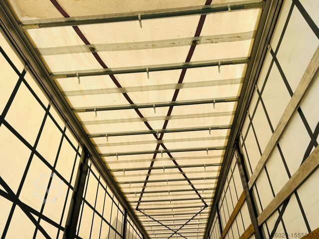 Brandalı açık yarı römork KÄSSBOHRER Schiebeplanen Auflieger