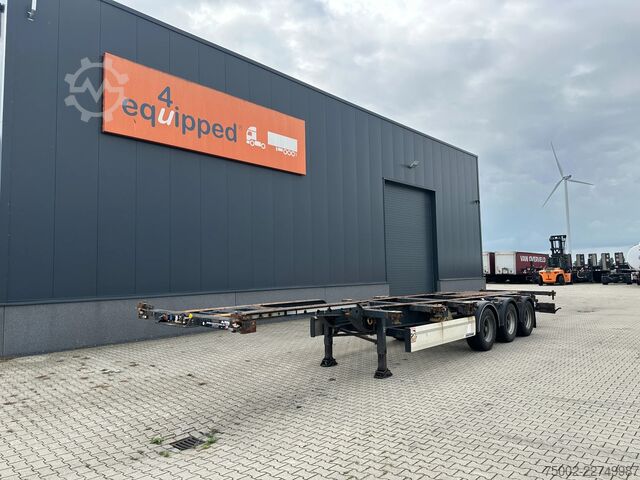 Přeprava kontejnerů Krone 40FT HIGH CUBE / BPW / DRUMBRAKES / NL-CHASSIS