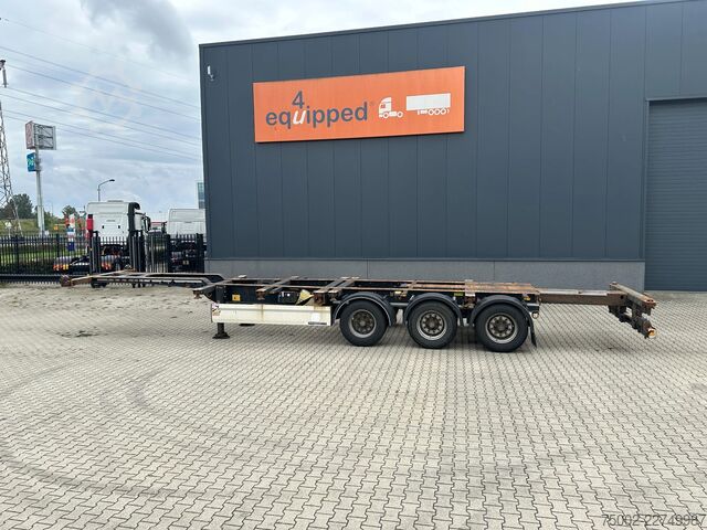 Přeprava kontejnerů Krone 40FT HIGH CUBE / BPW / DRUMBRAKES / NL-CHASSIS