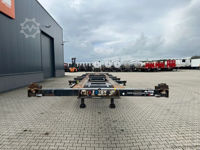 Přeprava kontejnerů Krone 40FT HIGH CUBE / BPW / DRUMBRAKES / NL-CHASSIS