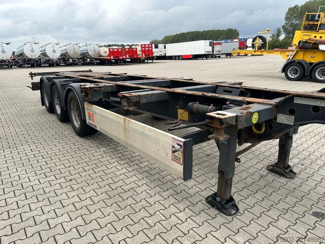 Přeprava kontejnerů Krone 40FT HIGH CUBE / BPW / DRUMBRAKES / NL-CHASSIS