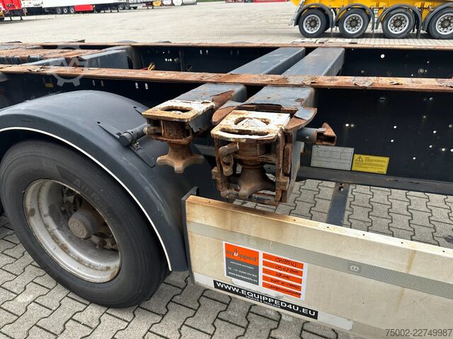Přeprava kontejnerů Krone 40FT HIGH CUBE / BPW / DRUMBRAKES / NL-CHASSIS