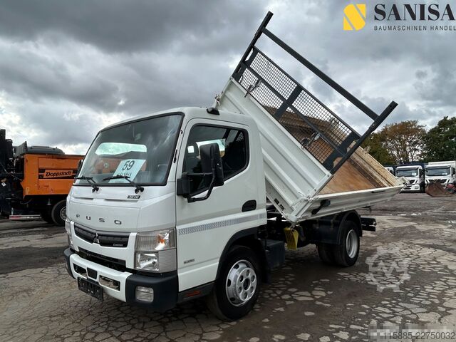 Trevejs-tipvogn Mitsubishi Fuso Canter 7C18/Meiller 3 S.-Kipper/Kli