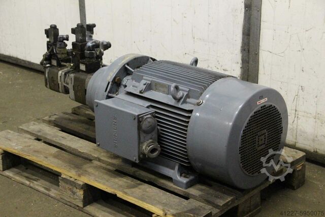 Dubbele hydraulische pomp Siemens 30 kW