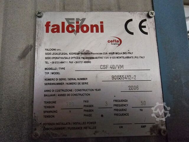 Complete verffabriek Falcioni CSF 40/VM