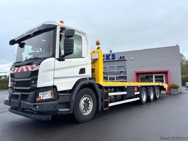 Takelwagen SCANIA XT410-8X4-TRIDEM/SEILWINDE/HYDR RAMP/FUNK/TOP