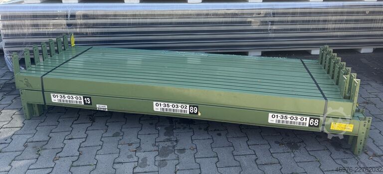 2.640 mm / K: 127 x 50 mm / travesaño superior BITO PL38 Palettenregaltraverse Traverse Regal