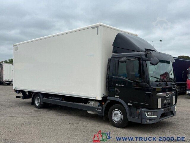 Kassevogn MAN TGL 12.250 Koffer 7.20m Ladebordwand1.5t. 1.Hand