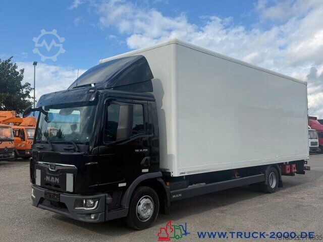 Kassevogn MAN TGL 12.250 Koffer 7.20m Ladebordwand1.5t. 1.Hand